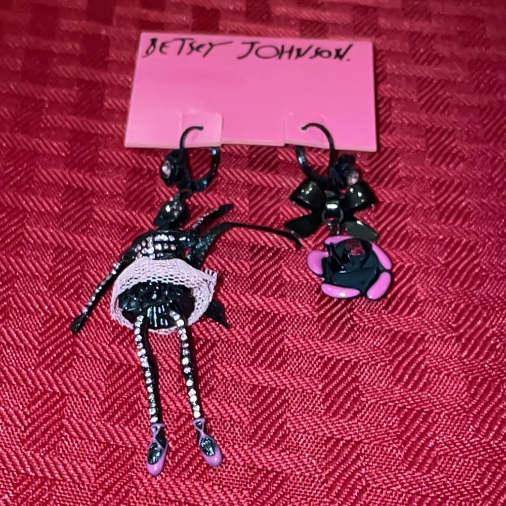 Rare Betsey Johnson earrings